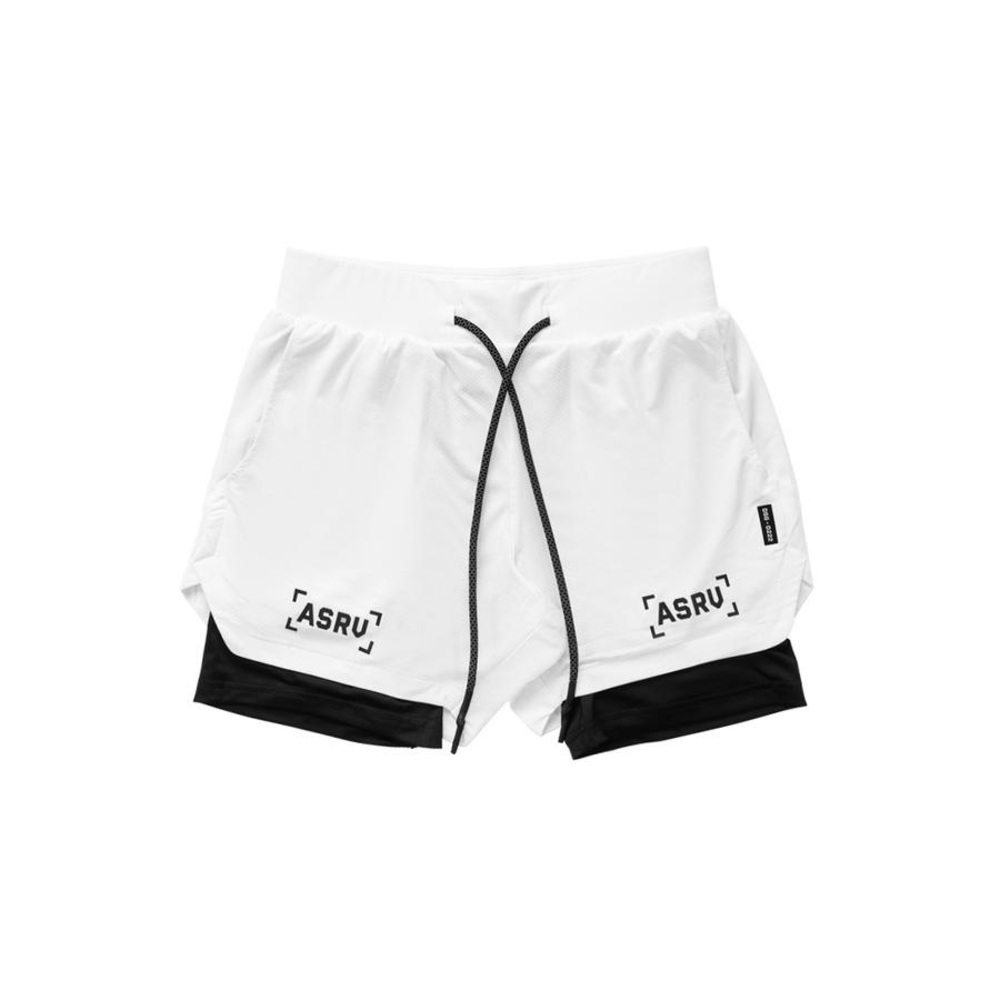 0222. SILVER-LITE® 5” LINER SHORT - WHITE
